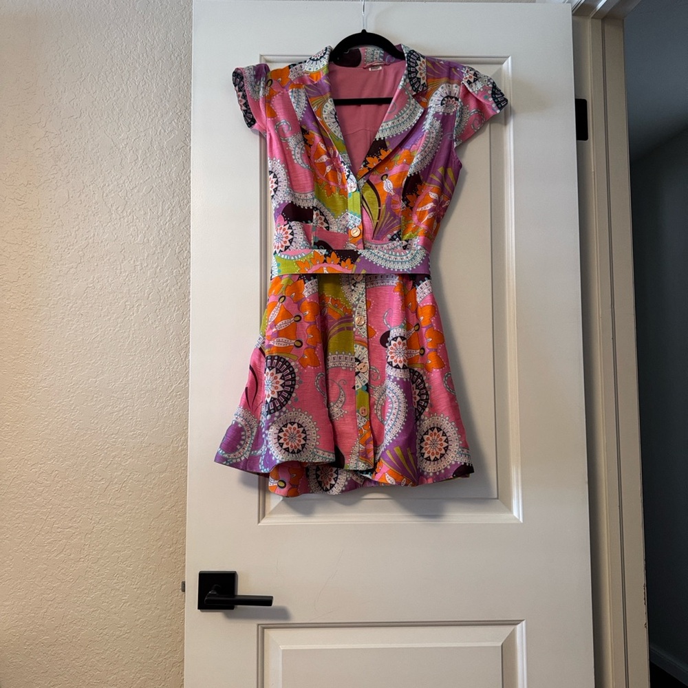 Alexis Pink and Purple Dress